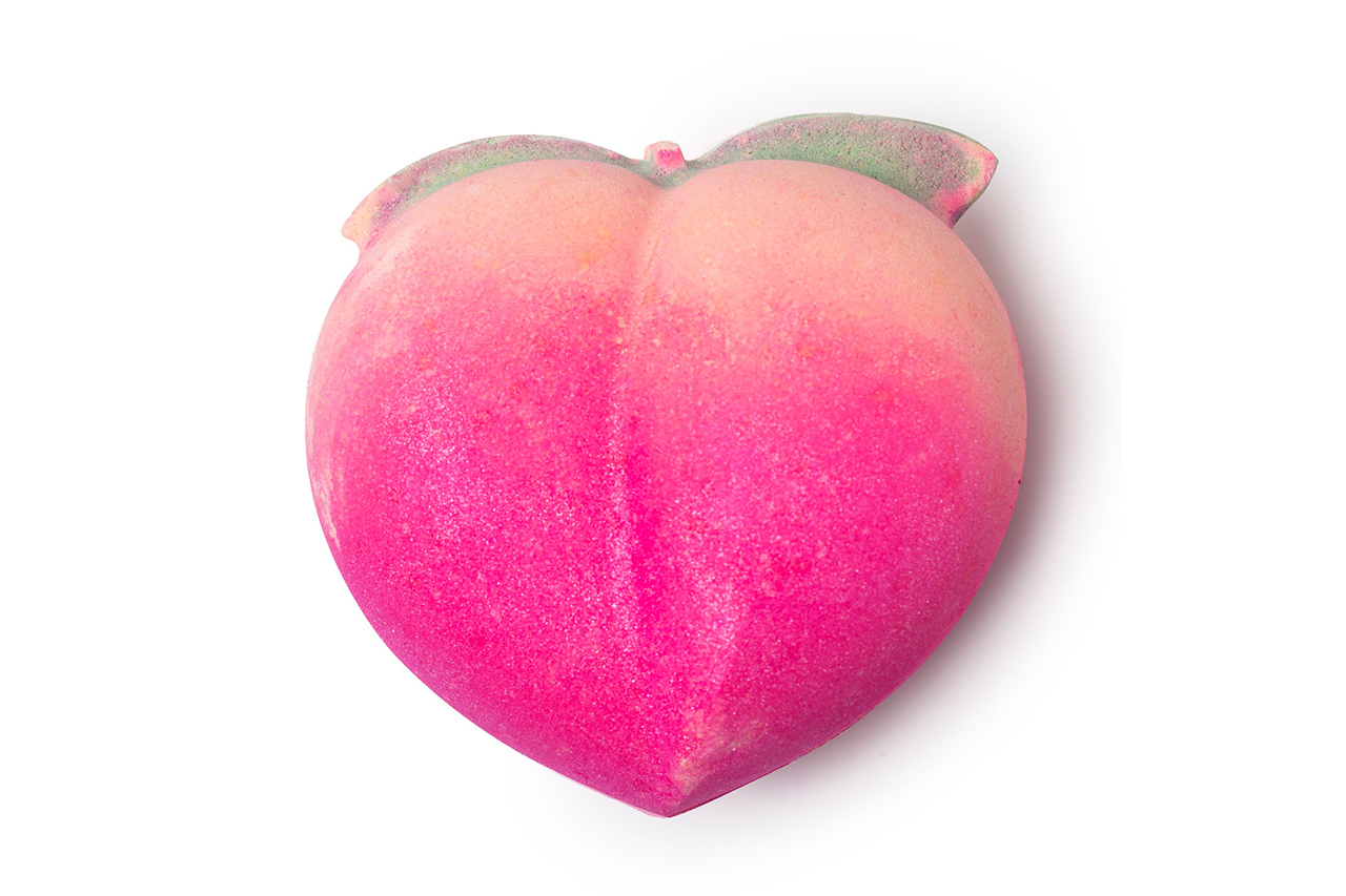 Lush Valentine's Day 2019 Eggplant Bath Bomb Bubble Bar Cosmetics Beauty Purple Emoji