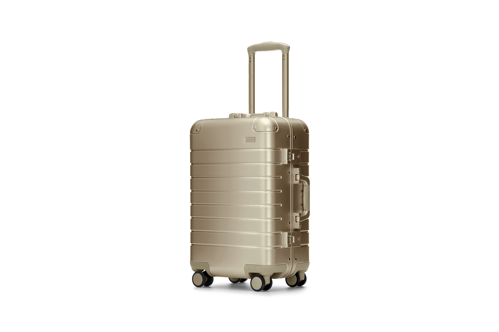 Away Aluminum Edition Suitcase Collection Rose Gold Black Silver