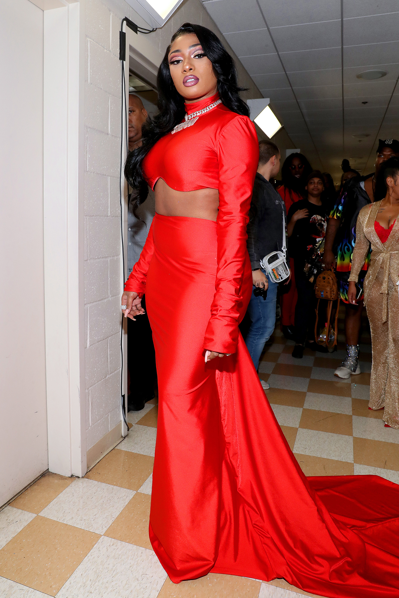 megan thee stallion style evolution best outfits american music awards bet hip hop awards grammys met gala coach 